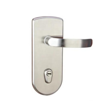 round aluminium door hardware lock handle accessories door locks handle with iron front plate